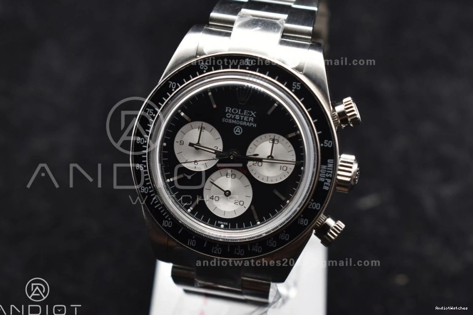 on A Bracelet White ADGF Comfortable Dial SS SS Best Black Edition 825 Daytona 0509